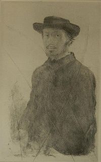 Edgar Degas etching