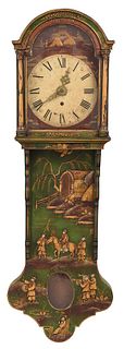 George III Style Chinoiserie Wall Clock