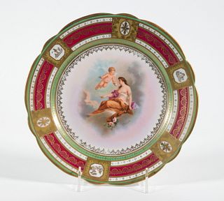 ROYAL VIENNA STYLE CABINET PLATE