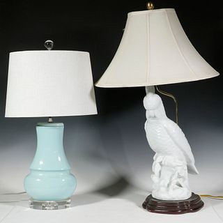 (2) DECORATIVE TABLE LAMPS