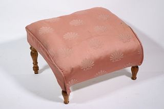 INCLINED HASSOCK OR 'GOUT STOOL'