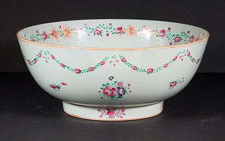 CHINESE PORCELAIN PUNCH BOWL