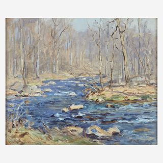 Charles Morris Young (American, 1869–1964) Darby Creek in Spring