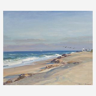 Emile Albert Gruppe (American, 1896–1978) Beach Scene