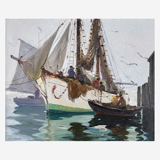 Anthony Thieme (American, 1888–1954) White Boat