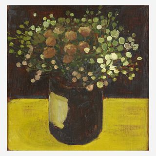 Albert York (American, 1928–2009) Jar of Wildflowers