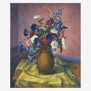 RAD Miller (American, 1905–1966) Flower Study