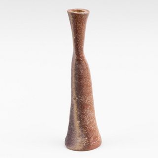 Karen Karnes Wood Fired Salt Glazed Bud Vase