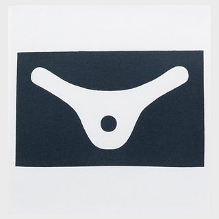 Myron Stout (1908-1987): Untitled, from Rubber Stamp Portfolio