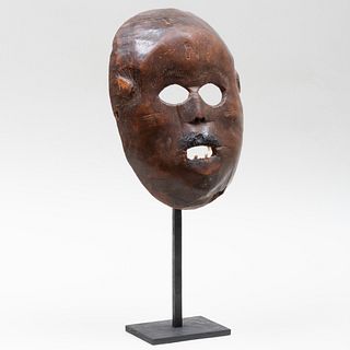 Nyamwezi Carved Wood Mask, Tanzania