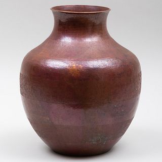 AbdÃ³n Punzo Ãngel Hammered Copper Vase