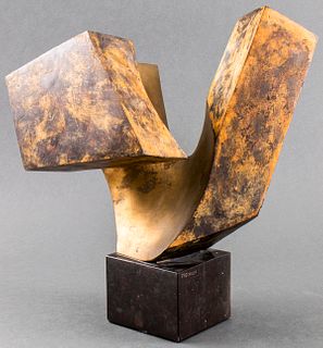 Lorenzo Frechilla Bronze And Stone Sculpture