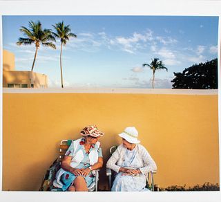Gay Block "Women With Yellow Wall" Archival Print
