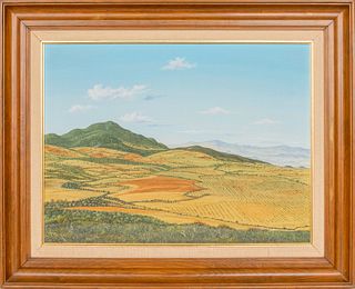 Guillermo Rode "Paisaje" Landscape Oil on Canvas
