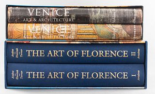 Books on Florence and Venice, 4 Volumes