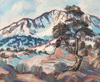 Walter Bambrook, Untitled (New Mexico Landscape in Winter)