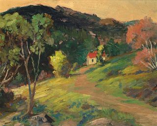 A. W. Johnston, Untitled (Rural Landscape)