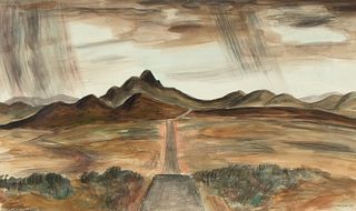 William Lumpkins, Untitled (New Mexico Landscape), 1949