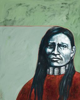 Nocona Burgess, Untitled (Native Portrait)