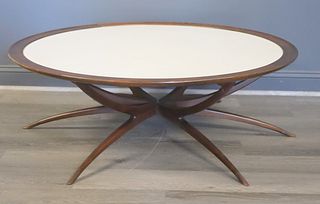 Midcentury Spider Base Coffee Table.