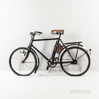 Antique Swiss Black-painted Messenger Bike
