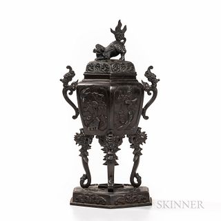 Bronze Censer and Cover