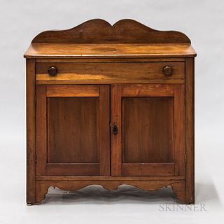 Country Pine Two-door Commode