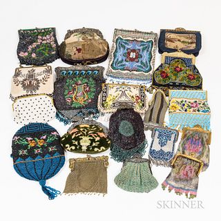 Collection of Beadwork, Mesh, and Needlework Purses