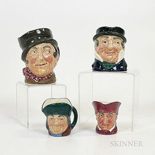 Four Royal Doulton Character Mugs