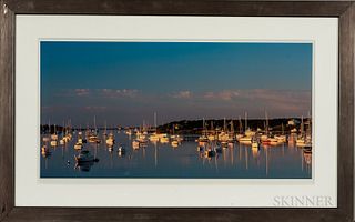 Six Framed Colored Photos of Massachusetts Views