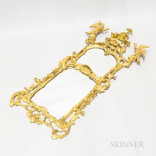 Chippendale-style Gilt Mirror