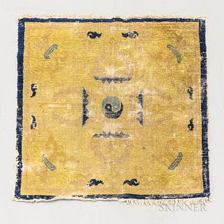 Ningxia Mat, China, c. 1850, 2 ft. 5 in. x 2 ft. 7 in.