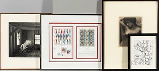 Group of Framed Contemporary Photo Calendars, Posters, and Cover Art