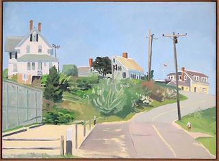 George Nick, Oil on Canvas, Houses of Chatham