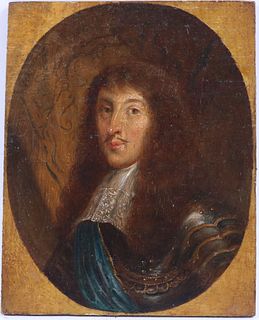 Oil on Panel, Portrait of Charles II