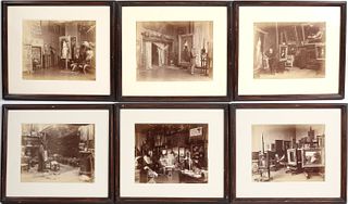 Six Auguste Giraudon Albumen Photographs
