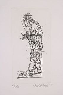 Eduardo Paolozzi, Engraving, Abstract Man
