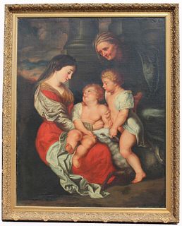 Follower of Peter Rubens "The Virgin and Child"