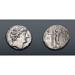 Ancient SELEUKID EMPIRE. Antiochos VIII Epiphanes (Grypos). 121/0-97/6 BC. Silver Tetradrachm