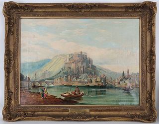 Clarkson Stanfield (1793 - 1867) "Lake Como"