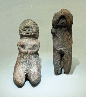 Pair of Valdivia Figures - Ecuador, 3500 - 1500 BC