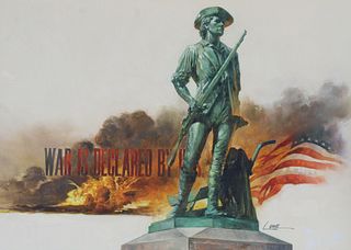 Dennis Lyall (B. 1946) Statue of American Patriot