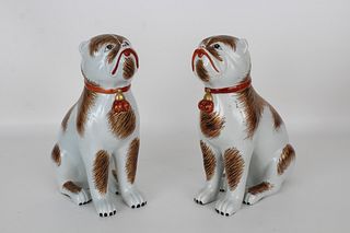 (2) Mottahedeh Porcelain Cats