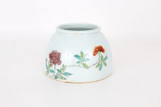 Chinese Famille Rose Water Pot, Kangxi Mark