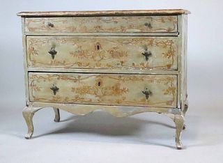 Italian Transitional Painted Chest of Drawers