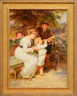 FREDERICK MORGAN (1847-1927): LEARNING TO PLAY THE TRUMPET