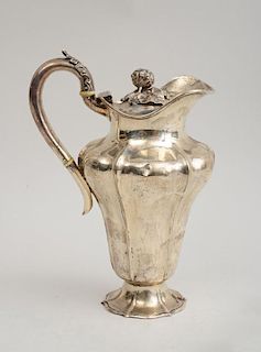 EARLY VICTORIAN SILVER COFFEE POT