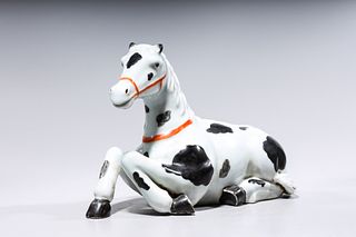 Chinese Glazed Porcelain Horse