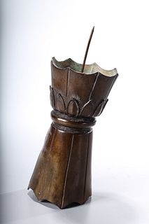 Chinese Bronze Candlestick