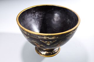 Chinese Painted Lacquer Jardiniere